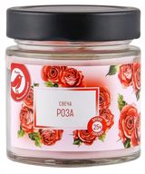 Изображение товара Свеча АШАН Красная птица с ароматом розы в банке, 25 ч