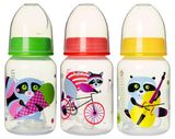 Изображение товара Бутылочка «Курносики» с крышкой и силиконовой соской, 125 мл