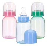 Изображение товара Бутылочка «Курносики» цветная с силиконовой соской, 125 мл