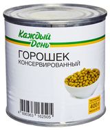 Изображение товара Горошек зеленый «Каждый день», 400 г