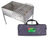 Изображение товара Мангал АШАН Красная птица с 6 шампурами в сумке с ручкой