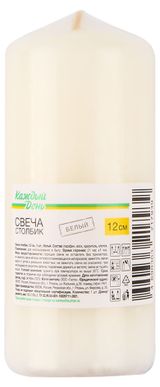 Изображение товара Свеча «Каждый день» столбик белый, 5х12см