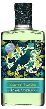 Изображение товара Джин Royal Raven Огурец Мелисса Россия, 0,5 л