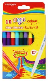 Изображение товара Фломастеры KEYROAD Magic 18 цветов, 10 шт