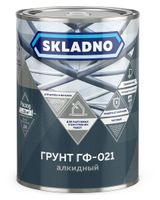 Изображение товара Грунт Skladno ГФ-021 серый алкидный, 800 г