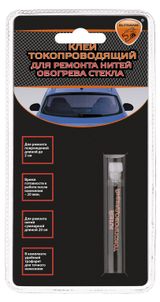 Изображение товара Клей токопроводящий Eltrans для ремонта нитей обогрева стекла, 2 мл