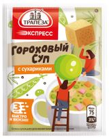 Изображение товара Суп гороховый «Трапеза» с сухариками, 20 г