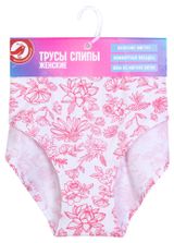 Изображение товара Трусы-слипы женские АШАН Красная птица с принтом, р. 44