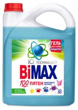 Изображение товара Гель для стирки Bimax 100 пятен, 4,8 кг