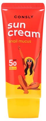 Изображение товара Крем солнцезащитный Consly для комбинированной и жирной кожи SPF 50, 50 г