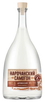 Изображение товара Самогон «Нарочанский» Деревенский Беларусь, 1,5 л
