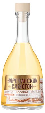 Изображение товара Самогон «Нарочанский» Золотой Беларусь, 0,5 л