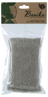 Изображение товара Мочалка Banika Брикет лён, 16х11х4 см