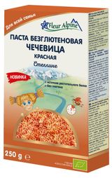 Изображение товара Паста Fleur Alpine чечевица красная Стеллине, 250 г