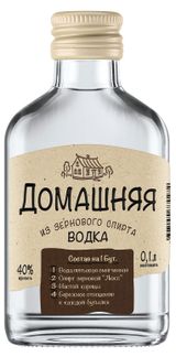 Изображение товара Водка «Домашняя» Россия, 0,1 л