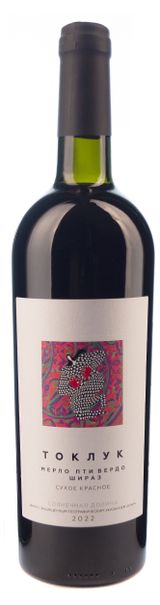 Изображение товара Вино «Солнечная Долина» Токлук красное сухое Россия, 0,75 л