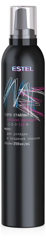 Изображение товара Мусс для укладки и создания локонов Estel me это стайлинг сильная фиксация, 350 мл