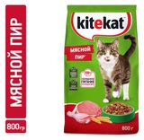 Изображение товара Сухой корм для кошек Kitekat Мясной пир, 800 г