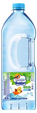 Изображение товара Вода детская «Черноголовка Бэйби» без газа 2,5