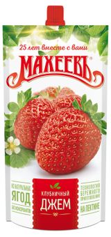 Изображение товара Джем «МАХЕЕВЪ» клубничный, 300 г