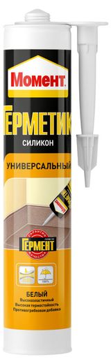Изображение товара Герметик «Момент» Универсальный белый, 280 мл