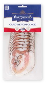 Изображение товара Сало «Бахрушинъ» белорусское нарезка, 100 г