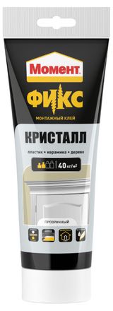Изображение товара Клей монтажный «Момент» FIX Кристалл, 185 г
