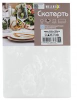 Изображение товара Скатерть овальная Wellness Цветы, 220х150 см