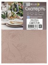 Изображение товара Скатерть прямоугольная Wellness Цветы, 180х150 см