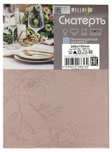 Изображение товара Скатерть прямоугольная Wellness Цветы, 250х150 см