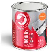 Изображение товара Эмаль АШАН Красная птица ПФ-115 оранжевая, 800 г