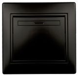 Изображение товара Выключатель одноклавишный Intro 10А-250В IP20 СУ антрацит Plano 1-101-05