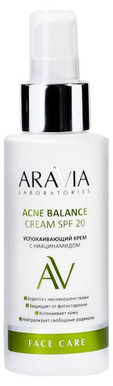Изображение товара Крем для лица ARAVIA Laboratories успокаивающий SPF20, 100 мл