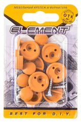 Изображение товара Зеркалодержатель пластиковый Element с шурупами бежевый, 8 шт