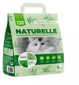 Изображение товара Наполнитель для кошачьего туалета HOMECAT Naturella Зеленый чай, 5 л