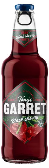 Изображение товара Пивной напиток Tony's Garret Hard Black Cherry, 400 мл