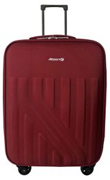 Изображение товара Чемодан Airport мягкий 4 колеса красный, 34х20,5х50 см, размер S