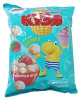 Изображение товара Кукурузные шарики «Русскарт» Кузя Лакомкин со вкусом Клубничный мусс, 100 г