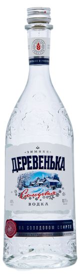 Изображение товара Водка «Зимняя Деревенька» Солодовая Россия, 0,375 л