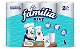 Изображение товара Полотенца бумажные Familia 2 слоя, 4 рулона