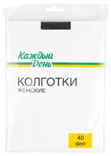 Изображение товара Колготки «Каждый день» 40 den черные, размер 6