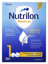 Изображение товара Смесь сухая молочная Nutrilon Premium 1 с 0 мес., 350 г
