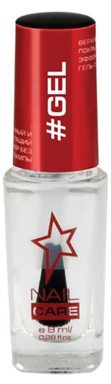 Изображение товара Верхнее покрытие для ногтей Stellary с эффектом гель-лака, 8 мл