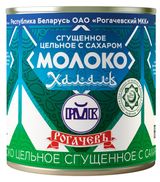 Изображение товара Молоко сгущенное «Рогачевъ» цельное с сахаром халяль 8,5%, 380 г