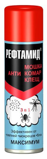 Изображение товара Средство от насекомых «Рефтамид» Максимум 3 в 1, 147 мл