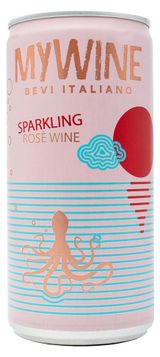Изображение товара Игристое вино MyWine розовое сухое Италия, 0,2 л