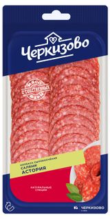 Изображение товара Колбаса сырокопченая «Черкизово» Салями Астория нарезка, 85 г