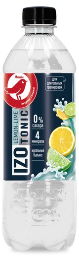 Изображение товара Изотоник АШАН Красная птица со вкусом лимон-лайм, 500 мл