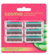 Изображение товара Сменные кассеты для бритв женские Cosmia с 6 лезвиями, 6 шт