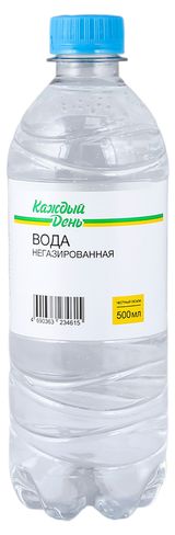 Изображение товара Вода питьевая «Каждый день» негазированная, 500 мл